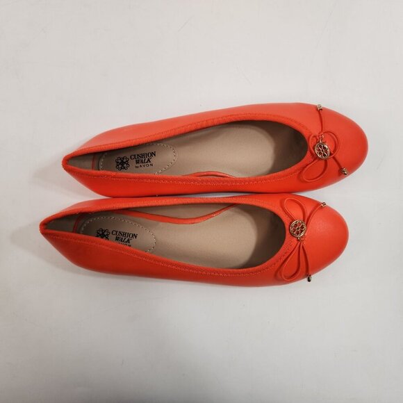 Avon Ballet Flats w/ Charm Orange Size 7 NEW - Picture 5 of 8